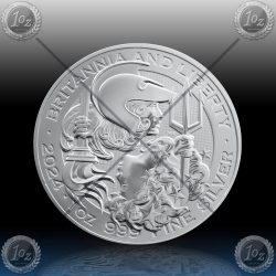 1oz V. BRITANIJA 2 Pounds 2024 (BRITANNIA - LIBERTY) UNC